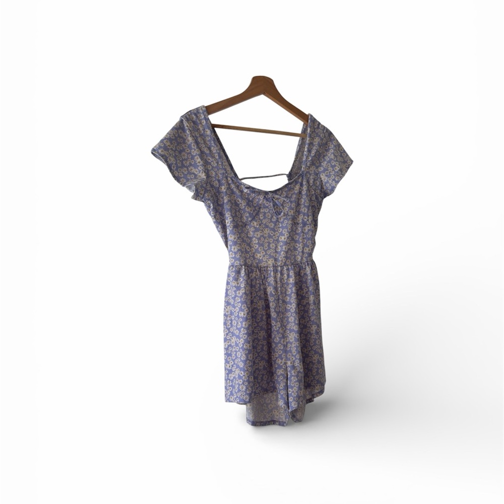 Arizona Floral Blue Mini Romper